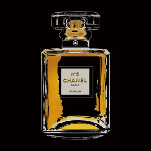 Glasschilderij Chanel Nº5