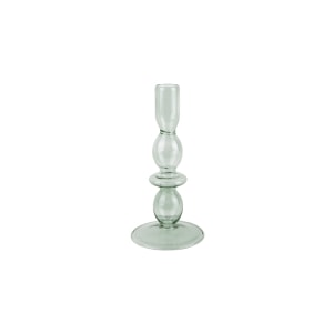 Glazen Kandelaar Glass Art Bubbles, Groen (Medium)