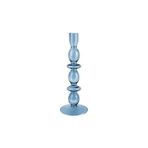 Glazen Kandelaar Glass Art Bubbles, Blauw (Large)
