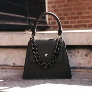 Handtas Met Chain, Zwart