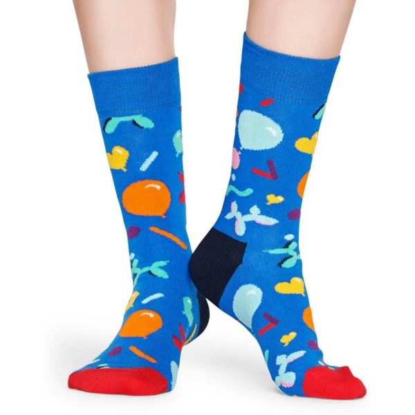 Happy Socks Balloon Animal Sokken, Blauw