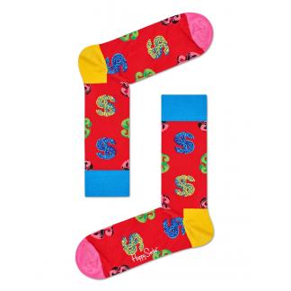 Happy Socks X Andy Warhole Dollar sokken - rood