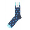 Happy Socks Big Dot sokken - blauw/turquoise