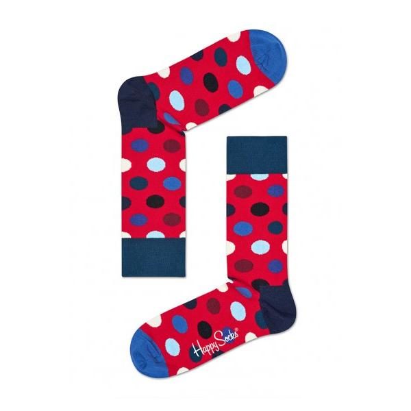 Happy Socks Big Dot Sokken, Rood