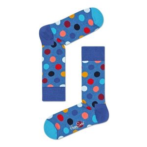 Happy Socks Big Dot Sokken - Blauw