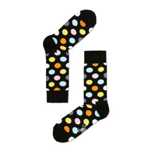 Happy Socks Big Dot Sokken - Zwart/Multi