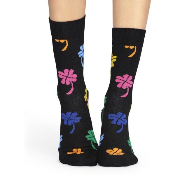 Happy Socks Big Luck Sokken, Zwart