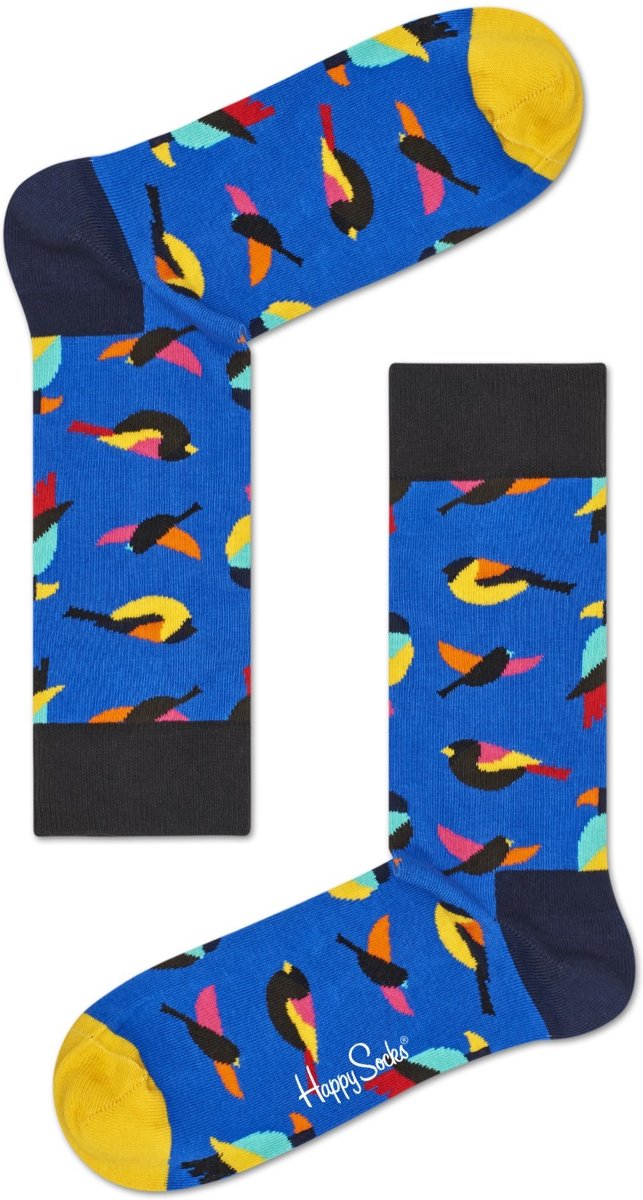 Happy Socks Bird Sokken, Blauw