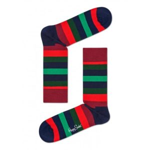 Happy Socks Christmas Stripe Sokken
