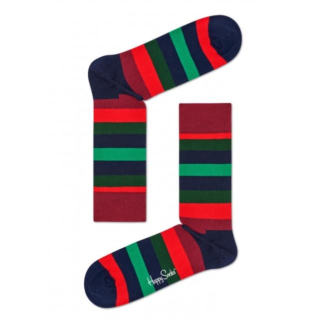 Happy Socks Christmas Stripe Sokken