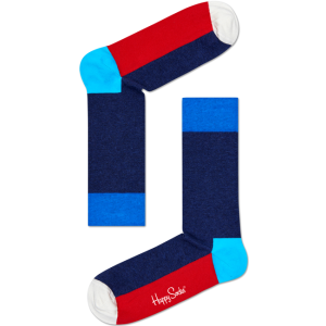 Happy Socks Five Color Sokken - Blauw