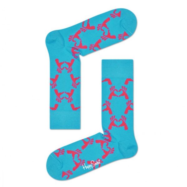 Happy Socks Love Sokken, Blauw