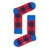 Happy Socks Lumberjack Sokken, Rood/Blauw