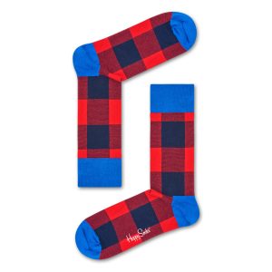 Happy Socks Lumberjack Sokken, Rood/Blauw