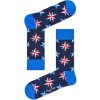 Happy Socks Nautical Star Sokken, Donkerblauw