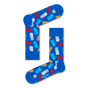 Happy Socks Logs Sokken - Blauw