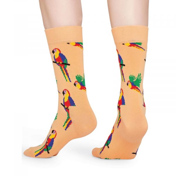 Happy Socks Parrot Sokken, Zalm