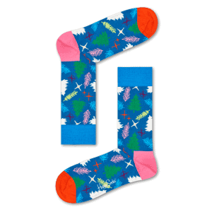 Happy Socks Tree Sokken, Blauw