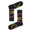 Happy Socks Rope Sokken, Zwart/Multi