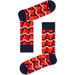 Happy Socks Squiggly Sokken, Rood