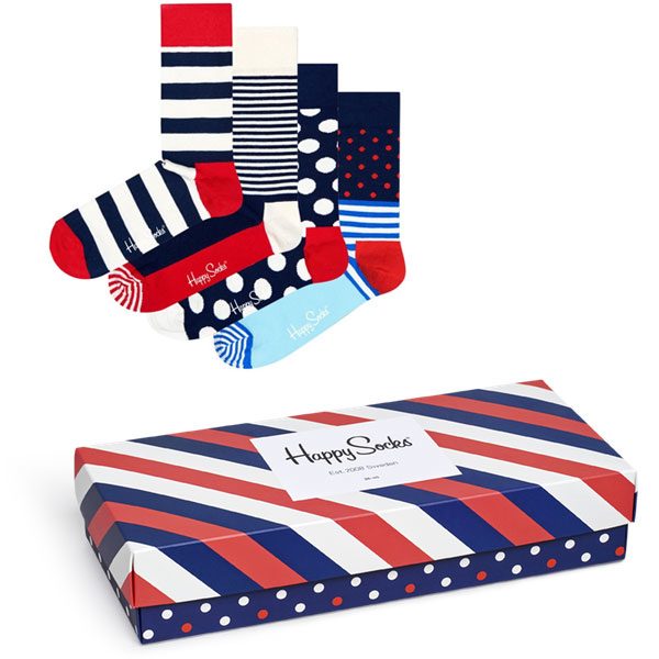 Happy Socks Stripe Giftbox - maat 36-40