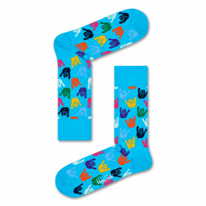 Happy Socks Hang Loose Sokken, Blauw/Multi