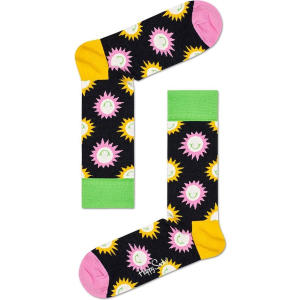 Happy Socks Sunny Smile Sokken - Zwart