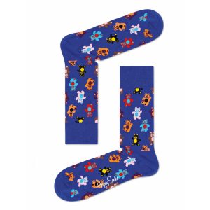 Happy Socks Teddy Bear Sokken, Paars