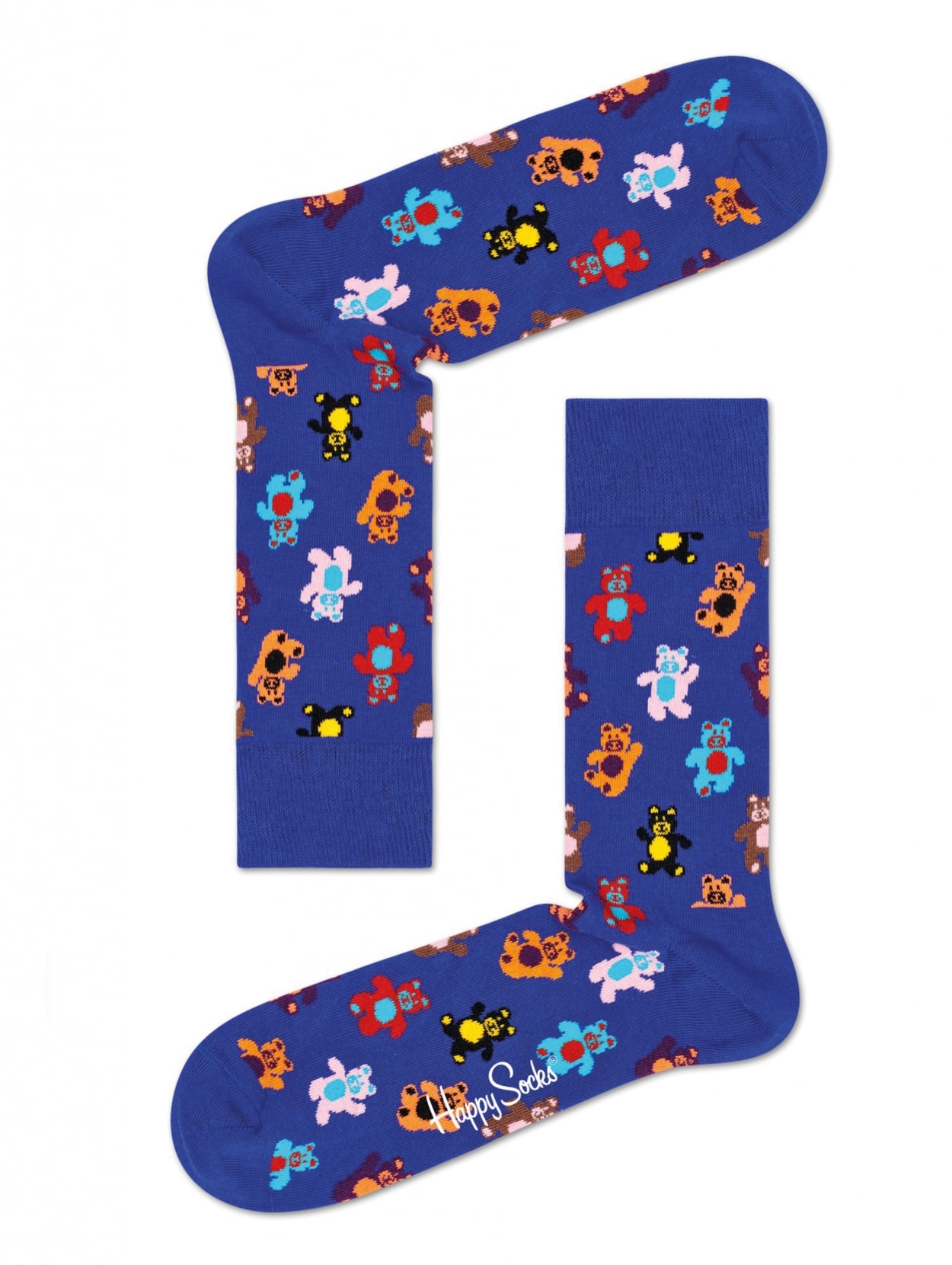 Happy Socks Teddy Bear Sokken, Paars