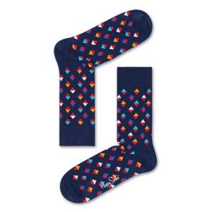 Happy Socks Mini Diamond Sokken, Donkerblauw