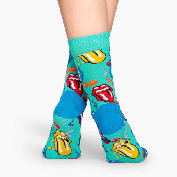 Happy Socks x Rolling Stones Tumbling Dice, Turquoise