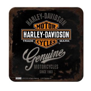 Harley-Davidson Genuine - Metalen Onderzetter