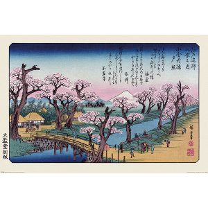 Hiroshige Mount Fuji Kogenei Bridge - Maxi Poster (748/51D)