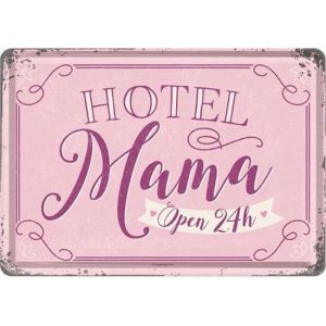 Hotel Mama Open 24h - Metalen Postcard
