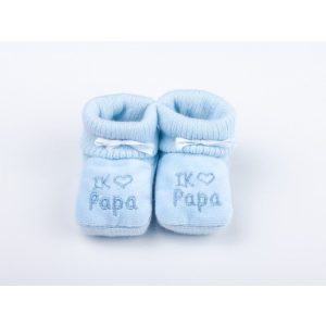 Ik ♥ Papa, Slofjes Blauw