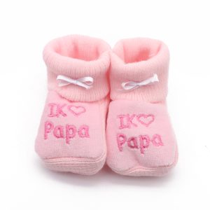 Ik ♥ Papa, Slofjes Roze