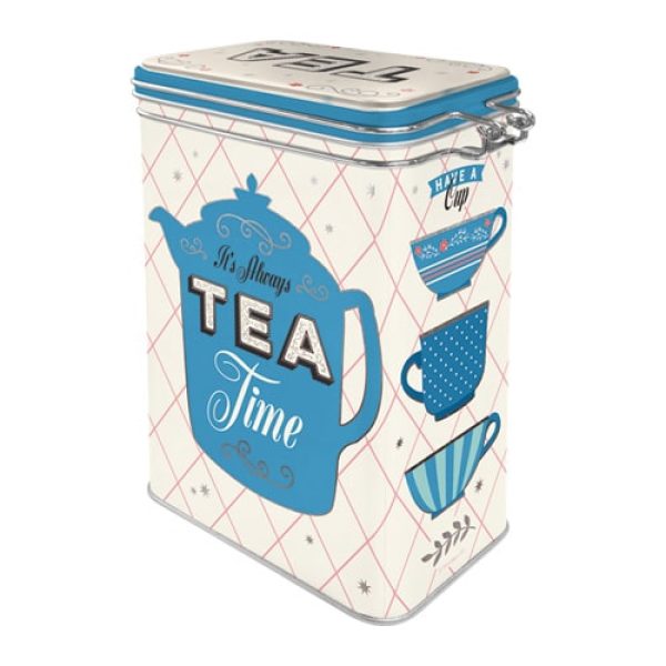 It's Always Tea Time Bewaarblik Met Beugelsluiting