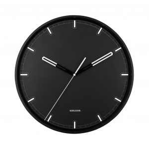 Karlsson Dipped Wandklok - Zwart - 40cm