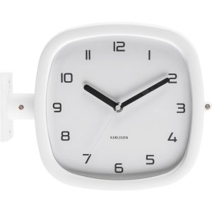 Karlsson Doubler Wandklok - Wit