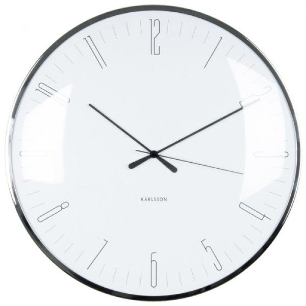 Karlsson Dragonfly wandklok - wit - 40cm