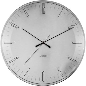 Karlsson Dragonfly wandklok - Aluminium Grijs - 40cm