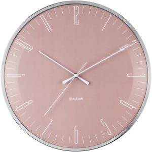 Karlsson Dragonfly wandklok - Roze - 40cm
