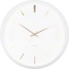 Karlsson Globe Wandklok - Wit - 40CM