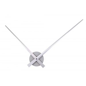 Karlsson Little Big Time wandklok - zilver - 90 cm