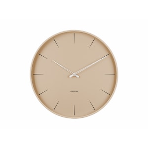 Karlsson Lure Wandklok - Zandbruin - 40CM