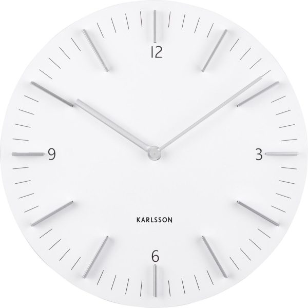 Karlsson Wandklok Detailed, Wit