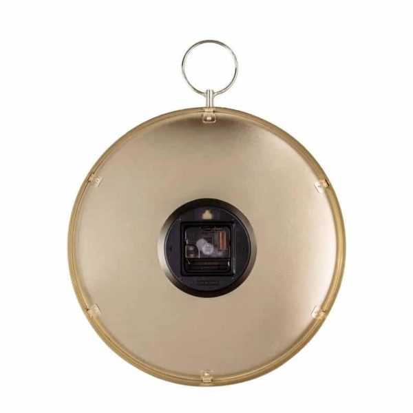 Karlsson Hook Wandklok - Wit/Goud - 34CM