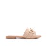 Chain Slippers, Beige