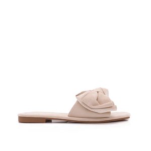 Knot Slippers, Beige