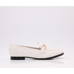 La Croco Loafers, Wit